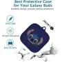 Stitch Silicone Case for Samsung Galaxy Buds Live, 5 in 1 Silicone Accessories Set Protective Cover,Silicone Case/Keychain/Carabiner/Metal dust Sticker/Cleaning Brush