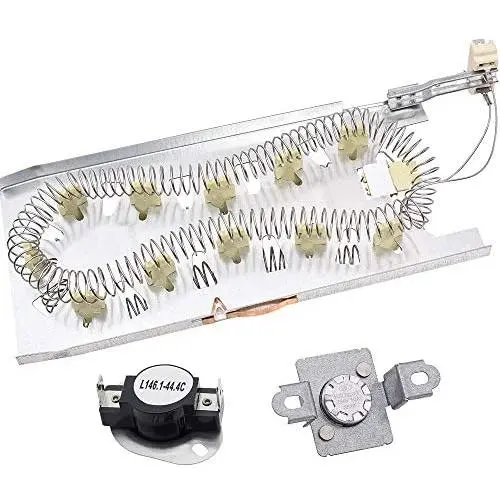 3387747 & 279973 Dryer Heating Element With Dryer Thermal Cut-off Fuse Kit by Blue Stars - Exact Fit for Whirlpool & Kenmore Dryers - Replaces 80003 WP3387747 3391913 AP3094323 3387747 & 279973 Dryer Heating Element With Dryer Thermal Cut-off Fuse Kit by Blue Stars - Exact Fit for Whirlpool & Kenmore Dryers - Replaces 80003 WP3387747 3391913 AP3094323