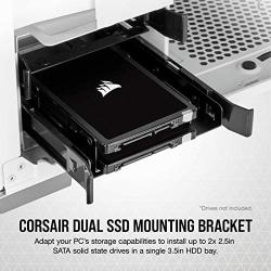 Corsair Dual SSD Mounting Bracket 3.5'' CSSD-BRKT2, Black