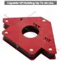 Drixet Arrow Shape Heavy Duty Steel Magnetic Welding Setup Holder for Multiple Angles Red Painted with a Grip Hole (Holds Up to 66 Lbs.) Drixet Arrow Shape Heavy Duty Steel Magnetic Welding Setup Holder for Multiple Angles Red Painted with a Grip Hole (Holds Up to 66 Lbs.)