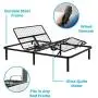 LINENSPA Motorized Head and Foot Incline-Quick and Easy Assembly- Queen Adjustable Bed Base, Black LINENSPA Motorized Head and Foot Incline-Quick and Easy Assembly- Queen Adjustable Bed Base, Black