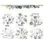 WOCRAFT 300 pcs Wholesale Bulk Lots Charms for Jewelry Making Mixed Smooth Tibetan Silver Metal Charms Pendants DIY for Jewelry Making Necklace Bracelet and Crafting (M362) WOCRAFT 300 pcs Wholesale Bulk Lots Charms for Jewelry Making Mixed Smooth Tibetan Silver Metal Charms Pendants DIY for Jewelry Making Necklace Bracelet and Crafting (M362)