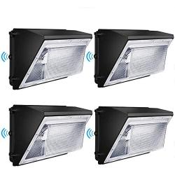 Led Wall Pack Light 120W 16200lm with photocell 840W HPS/HID Equivalent Dusk to Dawn Wall Pack led 5000K Commercial led Wall Pack Outdoor