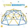 Zupapa 2021 Upgraded Dome Climber with 2-Year Warranty, Decagonal Geo Jungle Gym Supporting 735LBS with Much Easier Assembly, a Lot of Fun for Kids (Blue)