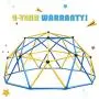 Zupapa 2021 Upgraded Dome Climber with 2-Year Warranty, Decagonal Geo Jungle Gym Supporting 735LBS with Much Easier Assembly, a Lot of Fun for Kids (Blue)