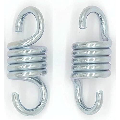 Alemon 700lbs Weight Capacity Hammock Chair Spring for Porch Swings Hanging Chairs 2 Pieces Suspension Hooks