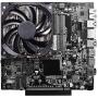 ID-COOLING IS-30 30mm Height Mini-ITX Low Profile Cooler with 92x92x12mm Slim Big Airflow Fan, Black Color Theme, AM4 and LGA115X, TDP 95W