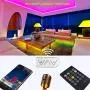 Micomlan 50ft/15M Led Strip Lights,Music Sync Color Changing RGB LED Strip Lights Built-in Mic, Bluetooth app Controlled LED Lights Rope Lights, 5050 RGB LED Light Strip(APP+Remote+Mic+3 Button ) Micomlan 50ft/15M Led Strip Lights,Music Sync Color Changing RGB LED Strip Lights Built-in Mic, Bluetooth app Controlled LED Lights Rope Lights, 5050 RGB LED Light Strip(APP+Remote+Mic+3 Button )