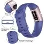 Pack 3 Silicone Bands for Fitbit Charge 4 / Fitbit Charge 3 / Charge 3 SE Replacement Wristbands for Women Men Small Large(Without Tracker) (Large: for 7.1''-8.7'' Wrists, Black+Navy Blue+Slate Grey) Pack 3 Silicone Bands for Fitbit Charge 4 / Fitbit Charge 3 / Charge 3 SE Replacement Wristbands for Women Men Small Large(Without Tracker) (Large: for 7.1''-8.7'' Wrists, Black+Navy Blue+Slate Grey)