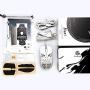 Gwolves HTM Hati Ultra Lightweight Honeycomb Design Wired Gaming Mouse 3360 Sensor - PTFE Skates - 6 Buttons - Only 61G (White)