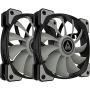 MONTECH AIR Fan P120, 120mm Fan 2 in 1, 4Pin PWM, Durable Low Noise FDB System, High Cooling Performance, High Performance Fan Blades, Proprietary Enhanced Fan Frame