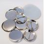 3'' 75mm 100 Sets Metal Back Badge Button Parts for 75mm Button Maker DIY