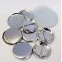 3'' 75mm 100 Sets Metal Back Badge Button Parts for 75mm Button Maker DIY 3'' 75mm 100 Sets Metal Back Badge Button Parts for 75mm Button Maker DIY