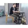 AIZ Mobile Standing Desk, Adjustable Computer Desk Rolling Laptop Cart on Wheels Home Office Computer Workstation, Portable Laptop Stand Tall Table for Standing or Sitting, Black 31.5'' x 19.7'' AIZ Mobile Standing Desk, Adjustable Computer Desk Rolling Laptop Cart on Wheels Home Office Computer Workstation, Portable Laptop Stand Tall Table for Standing or Sitting, Black 31.5'' x 19.7''