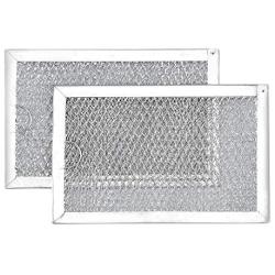 AMI PARTS 5304464105 Filter Microwave Oven Grease Filter [ Packed In Box] Compatible with Frigidaire Stove Replacement - 7-5/8 x 5 x 3/32 inch(2pack)