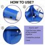 Blasoul Plastic Pool Joint Pins (24 pcs) for Intex 10ft-12ft (2016 Season & After) & 13ft-24ft (2015 Season & Before) Metal Frame Pools with Extra 24 pcs Rubber Seals Pool Replacement Parts