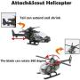 Shellvcase Diecast Military Vehicles, 6 Pack Army Toys Assorted Alloy Metal Model Cars Tank,Panzer,Anti-Air Vehicle,Helicopter Playset Gifts for Boys Kids Toddlers