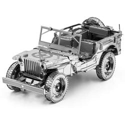 Fascinations Metal Earth ICONX Willys Overland 3D Metal Model Kit