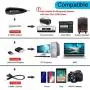 Wireless Microphone System,KIMAFUN 2.4G Wireless Lavalier Microphone with Lavalier Lapel Mics,Wireless Transmitter & Receiver for Computer,Speaker,Phone,Camera,Teaching and Public Speaking,G130