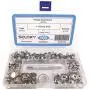 150 Pcs Snaps Fastener Screw Snaps, Heavy Duty Metal Snaps Button for Boat Canvas with 2 Pcs Setting Tool by Seloky, 50 Sets(Marine Grade, 3/8'' Socket, 5/8'' Screw) 150 Pcs Snaps Fastener Screw Snaps, Heavy Duty Metal Snaps Button for Boat Canvas with 2 Pcs Setting Tool by Seloky, 50 Sets(Marine Grade, 3/8'' Socket, 5/8'' Screw)