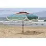 South Bay Board Co. - Premium Beach Umbrella - Extra Large for Complete Shade Coverage for 2 People -with XL Wind Vent, Stainless Metal Parts, and an Easy Crank Lift -Includes Carry Bag