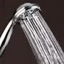 AquaDance High Pressure 6-Setting 3.5'' Chrome Face Handheld Shower with Hose for the Ultimate Shower Experience! Officially Independently Tested to Meet Strict US Quality & Performance Standards!