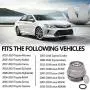 Oil Filter Housing Cap Assembly with Oil Plug for 2005-2019 Toyota RAV4 4Runner Tundra Fj Cruiser Venza Avalon Sienna Camry Highlander RX350 - Replace 15620-31060, 1562031060, 15643-31050, 1564331050