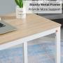 Office Computer Writing Desk with Storage Large Work Desk with 5 Shelves Students Study Table Modern Wood Home PC Laptop Table with Metal Legs White Furniture Sets(43.3 x 19.7 x 29.5 inches) Office Computer Writing Desk with Storage Large Work Desk with 5 Shelves Students Study Table Modern Wood Home PC Laptop Table with Metal Legs White Furniture Sets(43.3 x 19.7 x 29.5 inches)