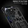 Saputu Compatible with iPhone 12 Pro Max Case, | Military Grade | Invisible Built-in Kickstand and Metal Plate, Anti-Scratch Shockproof Bumper Drop Tested Protective Cover (Black) Saputu Compatible with iPhone 12 Pro Max Case, | Military Grade | Invisible Built-in Kickstand and Metal Plate, Anti-Scratch Shockproof Bumper Drop Tested Protective Cover (Black)