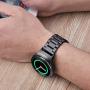 V-Moro Metal Strap Compatible with Gear S2 Sport Bands Solid Stainless Stee Business Replacement Bracelet for Samsung Gear S2 Smartwatch Space Gray