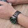 V-Moro Metal Strap Compatible with Gear S2 Sport Bands Solid Stainless Stee Business Replacement Bracelet for Samsung Gear S2 Smartwatch Space Gray