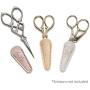 Beaditive Embroidery Scissors Sheath (3-Piece Set) Metal | Gold, Silver, Copper