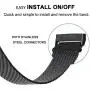 KOREDA Compatible with Fitbit Versa 3/Fitbit Sense Bands Sets, 2 Pack Stainless Steel Metal Band + Mesh Loop Replacement Bracelet Wristband Strap for Fitbit Versa 3/Sense Smartwatch (Black) KOREDA Compatible with Fitbit Versa 3/Fitbit Sense Bands Sets, 2 Pack Stainless Steel Metal Band + Mesh Loop Replacement Bracelet Wristband Strap for Fitbit Versa 3/Sense Smartwatch (Black)