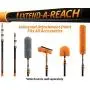 5-12 ft Long Telescopic Extension Pole // Multi-Purpose Extendable Pole with Universal Twist-on Metal Tip // Lightweight and Sturdy // Best Telescoping Pole for Painting, Dusting and Window Cleaning 5-12 ft Long Telescopic Extension Pole // Multi-Purpose Extendable Pole with Universal Twist-on Metal Tip // Lightweight and Sturdy // Best Telescoping Pole for Painting, Dusting and Window Cleaning