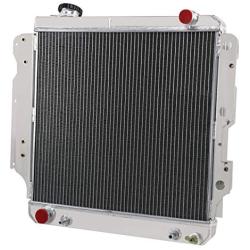 CoolingCare For 1987-2006 Jeep Wrangler YJ TJ 2.4L/ 2.5L/ 4.0L/ 4.2L Full Aluminum Radiator (3 Row Core)