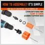 Bi-Metal Hole Saw Kit, HORUSDY 16-Piece General Purpose 3/4'' to 2-1/2'' Set with Case, Durable High Speed Steel (HSS), Ideal for Rapid Cutting of Metal, Wood, Plastic, Dry Wall. Bi-Metal Hole Saw Kit, HORUSDY 16-Piece General Purpose 3/4'' to 2-1/2'' Set with Case, Durable High Speed Steel (HSS), Ideal for Rapid Cutting of Metal, Wood, Plastic, Dry Wall.