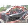 UTV Lower Door Panels for X3, SAUTVS Lower Half Door Inserts with Built-in Metal Frame for Can-Am Maverick X3 XRS XDS 2017-2021 Accessories (2 Doors, 715002903)