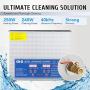 CO-Z Professional 10L Ultrasonic Cleaner with Timer Digital for Cleaning Jewelry Glasses Watch Small Parts Circuit Board Instrument, Commercial Electric Ultrasound Clean Machine (110V)