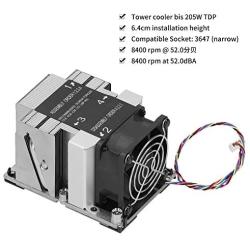 EBTOOLS Heat Sink for X11 Purley Platform, SNK‑P0068APS4 LGA 3647-0 2U&UP X11 8400rpm 52.0dBA Cooler