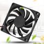 Pomya CPU Cooler 2pcs 8cm 12V CPU Cooling Fan CPU Fans Heat Sink Silent Mute Cooler for Computer PC