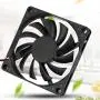 Pomya CPU Cooler 2pcs 8cm 12V CPU Cooling Fan CPU Fans Heat Sink Silent Mute Cooler for Computer PC