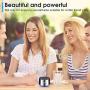 Lenrue Portable Bluetooth Speaker-Mini Wireless Outdoor Rechargeable Speakers with LED,Built-in-Mic,Handsfree Call,AUX Line,TF Card,HD Stereo Sound and Bass for iPhone Ipad Android Phone