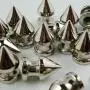 RUBYCA 12MM 50 Sets Metal Tree Spikes and Studs Metallic Screw-Back for DIY Leather-Craft Silver Color RUBYCA 12MM 50 Sets Metal Tree Spikes and Studs Metallic Screw-Back for DIY Leather-Craft Silver Color