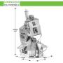 Fascinations Metal Earth Harry Potter The Burrow 3D Metal Model Kit