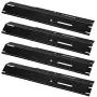 One Sight Upgraded Grill Heat Plate, Adjustable from 11.75” to 21”, Thicker Steel Grill Replacement Parts, Heavy Duty Heat Shield, Heat Tent and Burner Cover for Various Types of Grills, Pack of 4