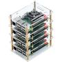 Raspberry Pi 4 Cluster Case, iUniker Raspberry Pi 4 Case with Cooling Fan and Raspberry Pi 4 Heatsink for Raspberry Pi 4 Model B, 3 B+, Pi 3 B, Pi 2 B, Pi B+ (4-Layers)