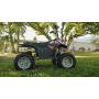 Razor Dirt Quad - 24V Electric 4-Wheeler ATV - Twist-Grip Variable-Speed Acceleration Control, Hand-Operated Disc Brake, 12'' Knobby Air-Filled Tires