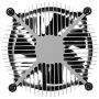 Cooler Master i50 CPU cooler-92mm Low-Noise Cooling Fan and Cooler-Suitable for All-in-one Computers and Small Chassis-for Intel Socket LGA 1150/1151/1155/1156