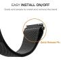 V-MORO Strap Compatible with Gear S3 Frontier Band/Galaxy Watch 46mm Bands Men 22mm Stainless Steel + Mesh Loop Replacement for Samsung Gear S3/Galaxy Watch 46mm R800 Smartwatch Black