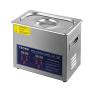 SHZOND Ultrasonic Cleaner 0.79Gal / 3L Stainless Steel Heated Ultrasonic Cleaner 120W Ultrasonic Power Ultrasonic Jewelry Cleaner with Digital Temperature and Timer (0.79Gal / 3L)